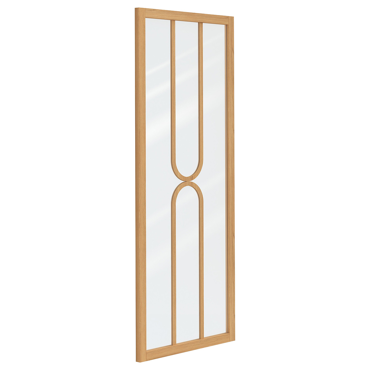Binnendeur Skantrae SSL 14820 Blank Glas Natural Oak
